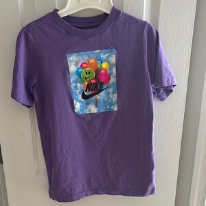 Nike Purple Graphic Short Sleeve Tee